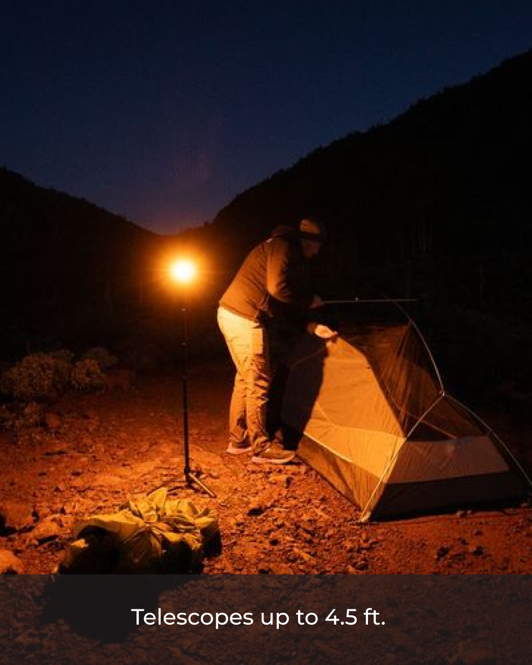 Devos Outdoor LightRanger Mini Tripod Compact Overhead Light Stand